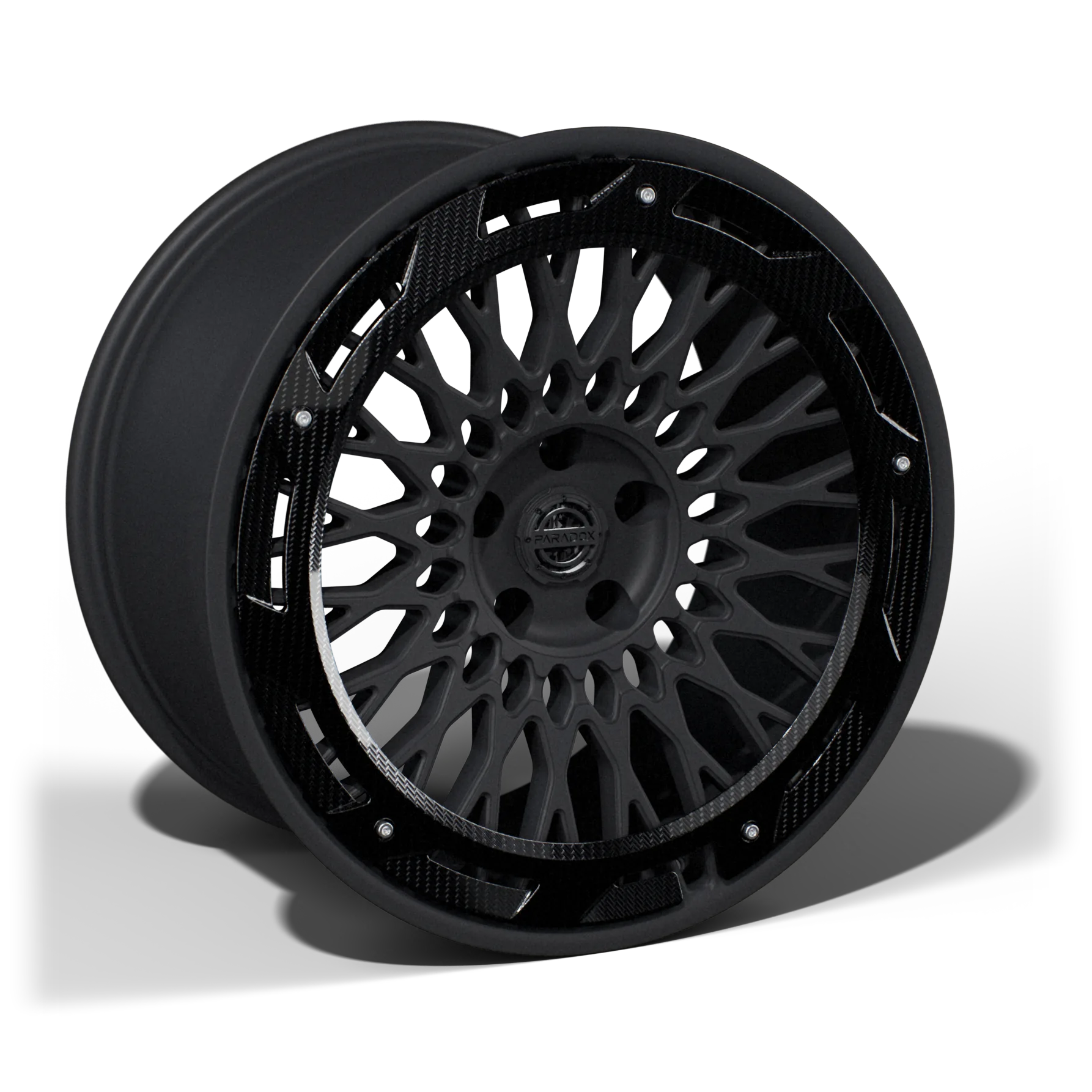 Felga PX01 MOONRIDER MESH - cutout na betonowej ścianie