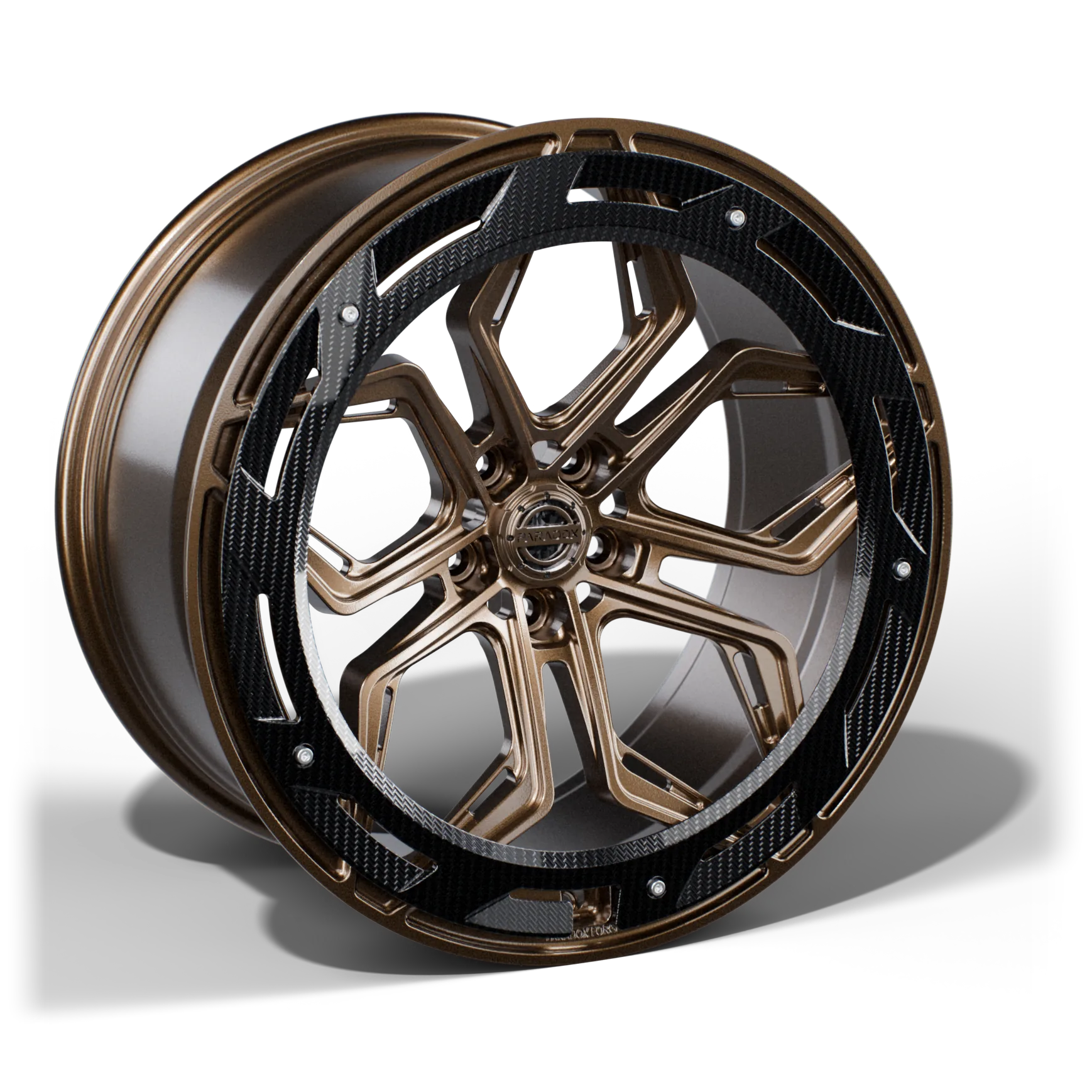 Felga PX02 STARDUST - cutout na betonowej ścianie